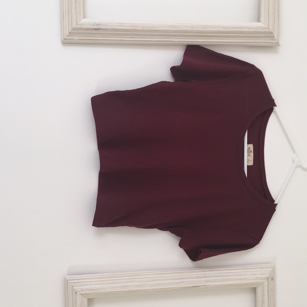 Rubbed crop top